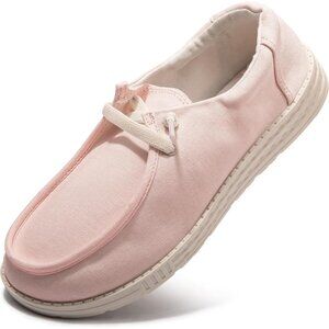 Women's V-Pink Fashion Casual Walking Canvas Low Top Flats  Sneakers Shoes